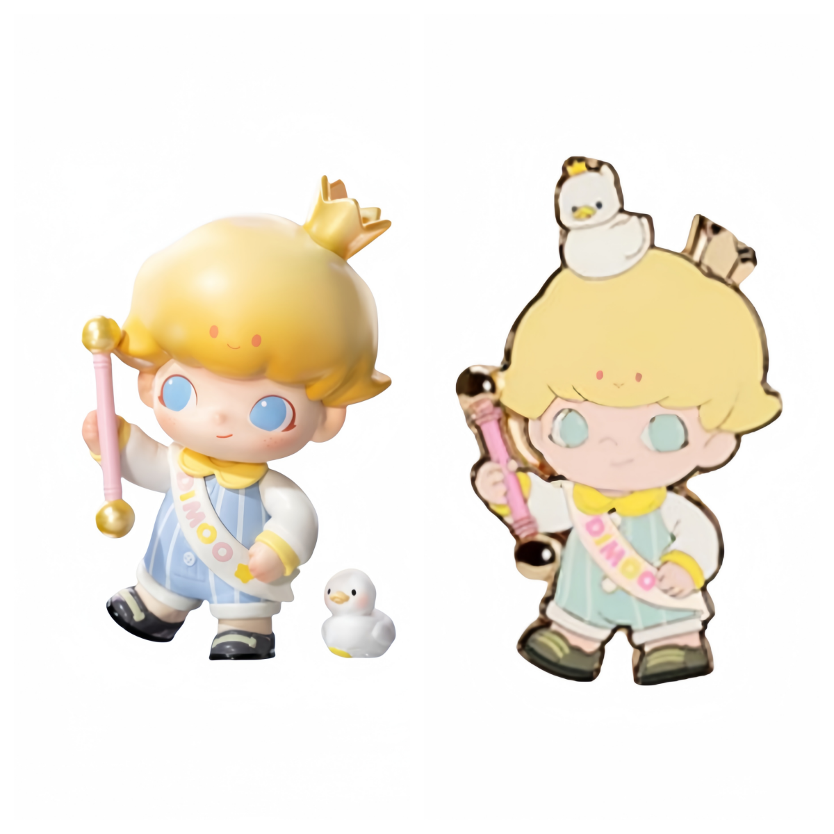POP MART Dimoo Animal Kingdom Collection Random, Combo Blind Box Products Single Badge/1 Mystery Box