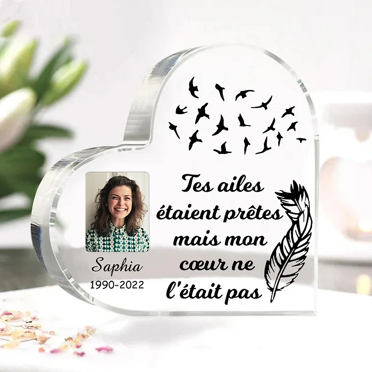 Je ne vous ai jamais quitté, personnalisez le portrait avec