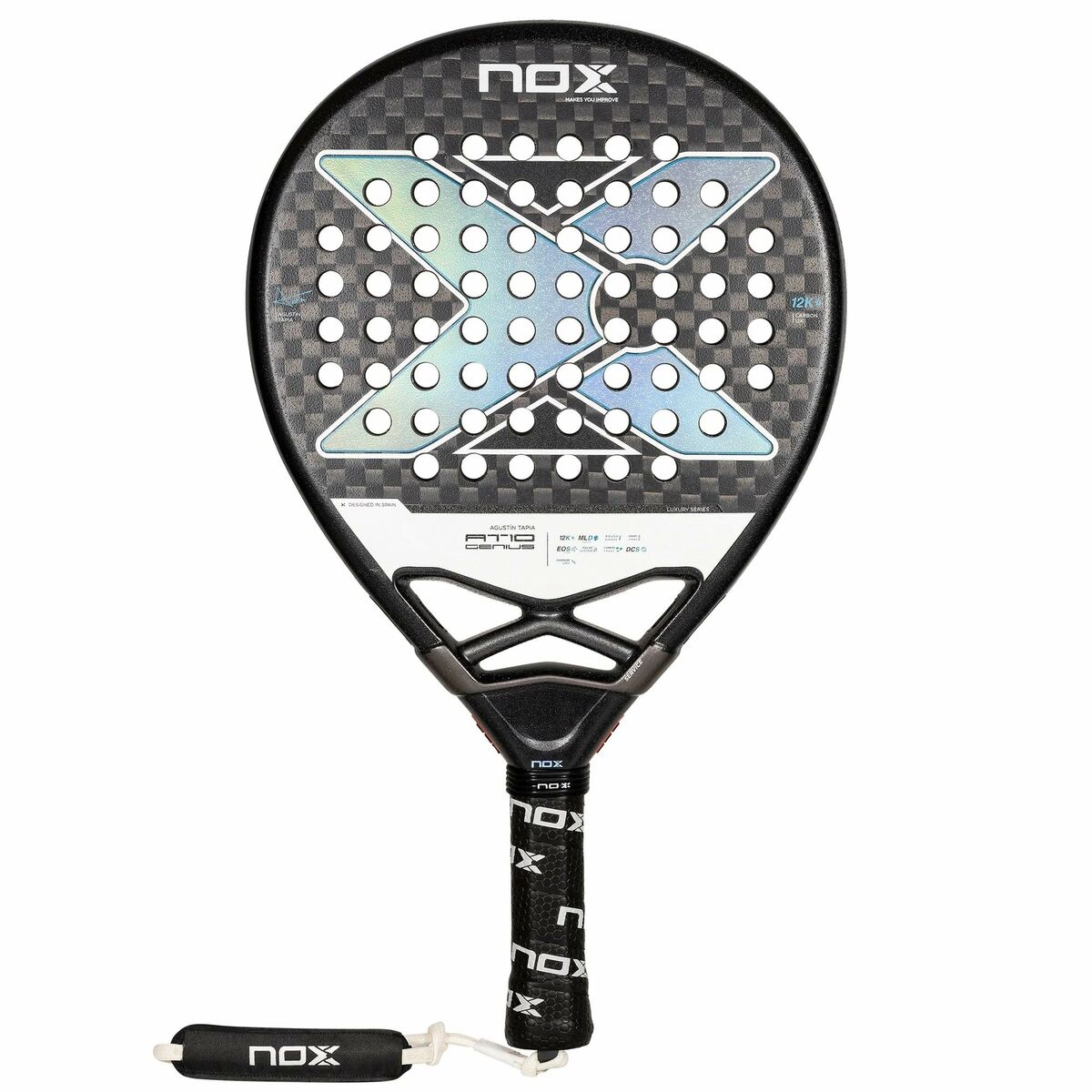 Padel Racket Nox AT10 Luxury Genius 12K 2024 Agust&iacute;n Tapia