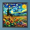 Diamond Painting -DIY Full Round Drill Suflower Field(40*40CM)
