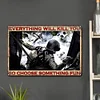 Medal Of Honor Airborne Everything Will Kill You So Choose Something - Metal Tin Signs(8*12Inch/12*16Inch)