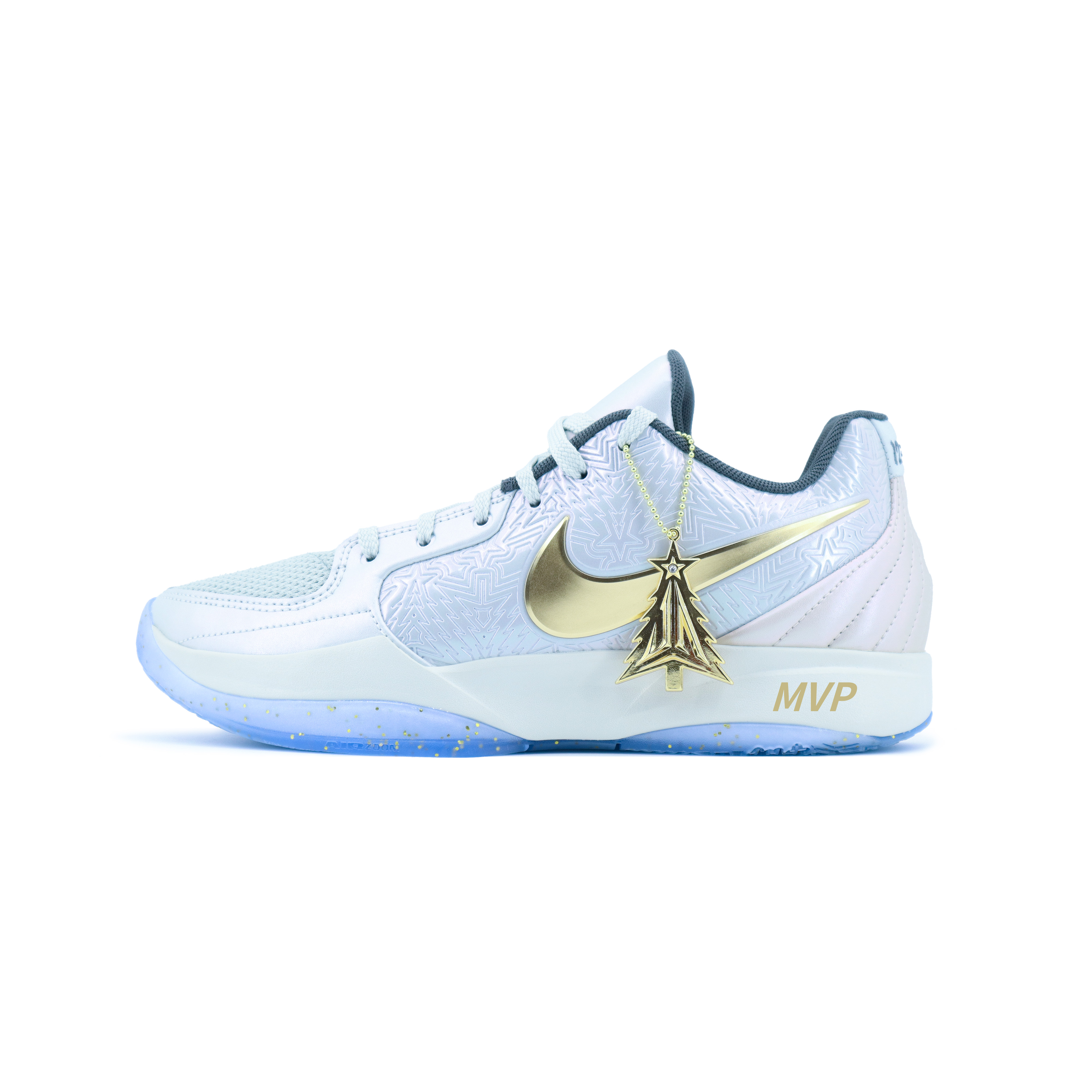 Nike Ja 2 Basketball Shoes Men Low-Top White Gold