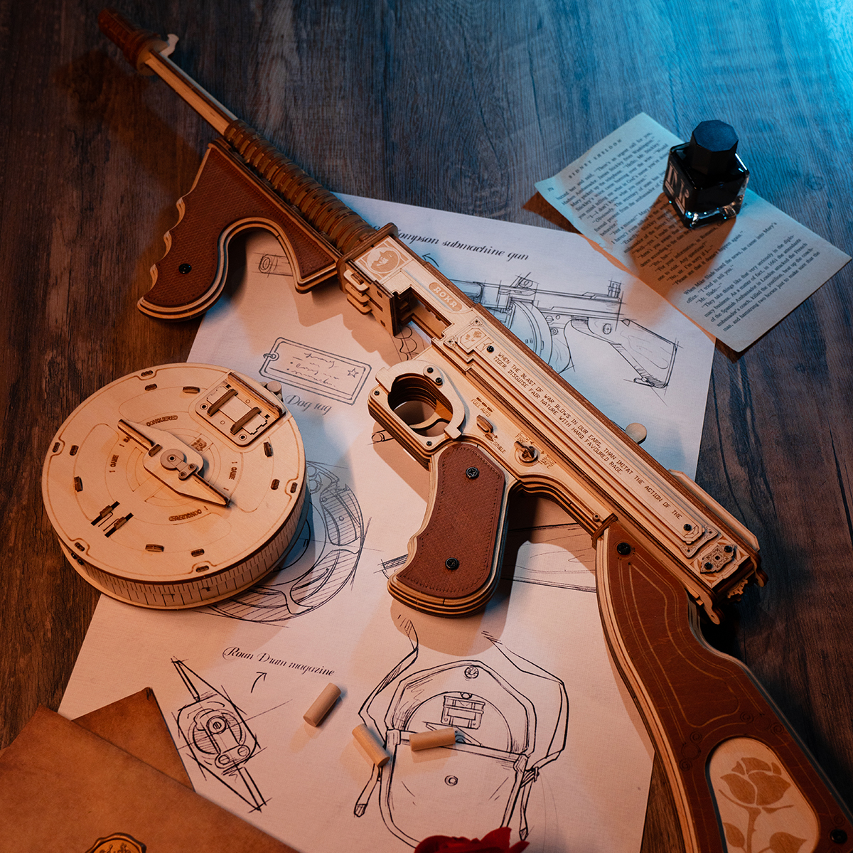 ROKR Thompson Submachine Toy Gun LQB01