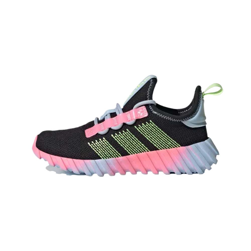 Adidas Kaptir Flow Cushioning And Breathable Low Top Kids' Running Shoes Black Kids'
