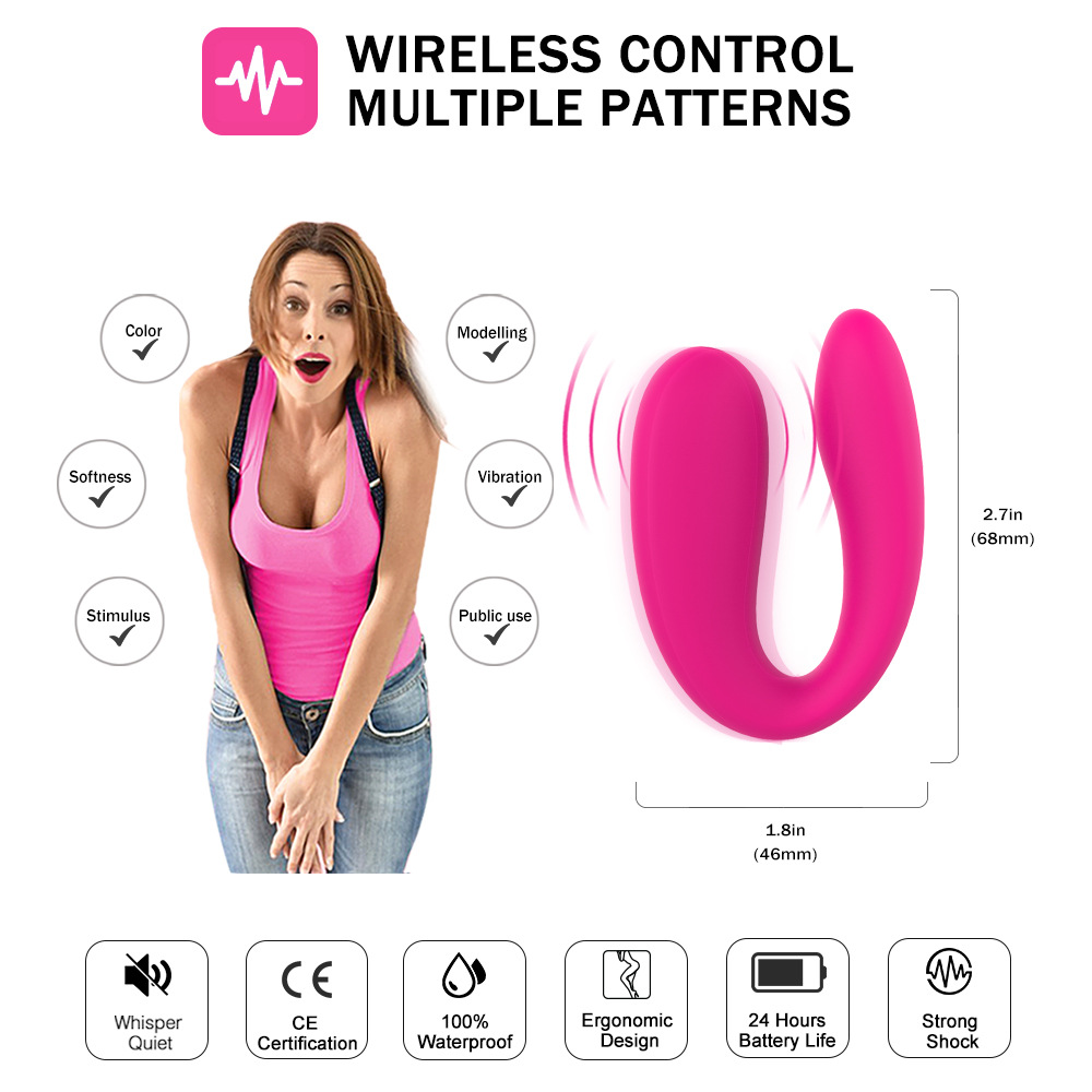 Rechargeable Silicone Toys For Couple G-spot Vibrator