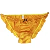100% Mulberry Silk Panties Extra Fine Silk Ruffle Briefs
