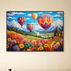 Diamond Painting-DIY Full Round Drill Garden Hot Air Balloon