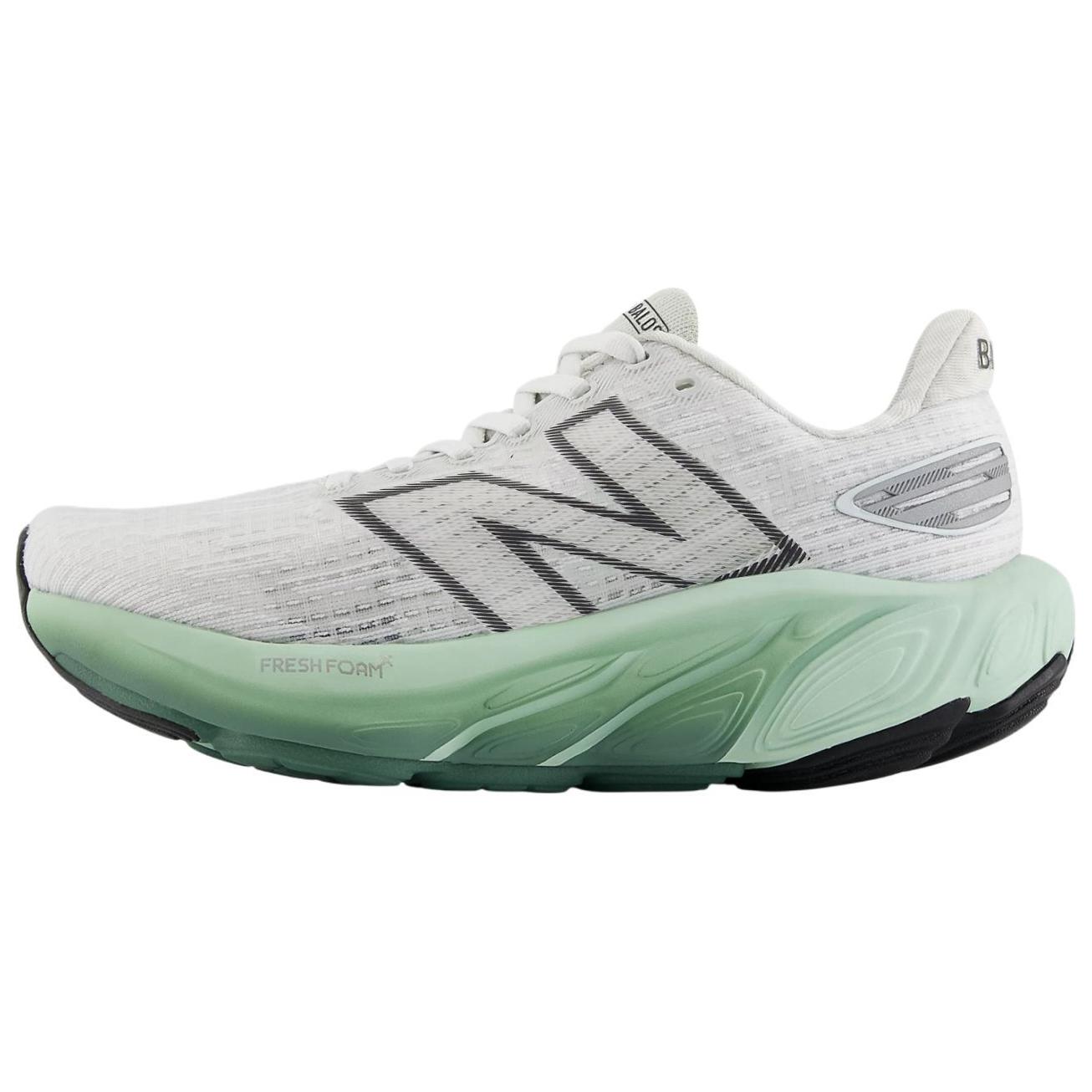 New Balance NB Fresh Foam X Anti Slip Wear Resistant Low Top Training Running Shoes Women's Gray Green