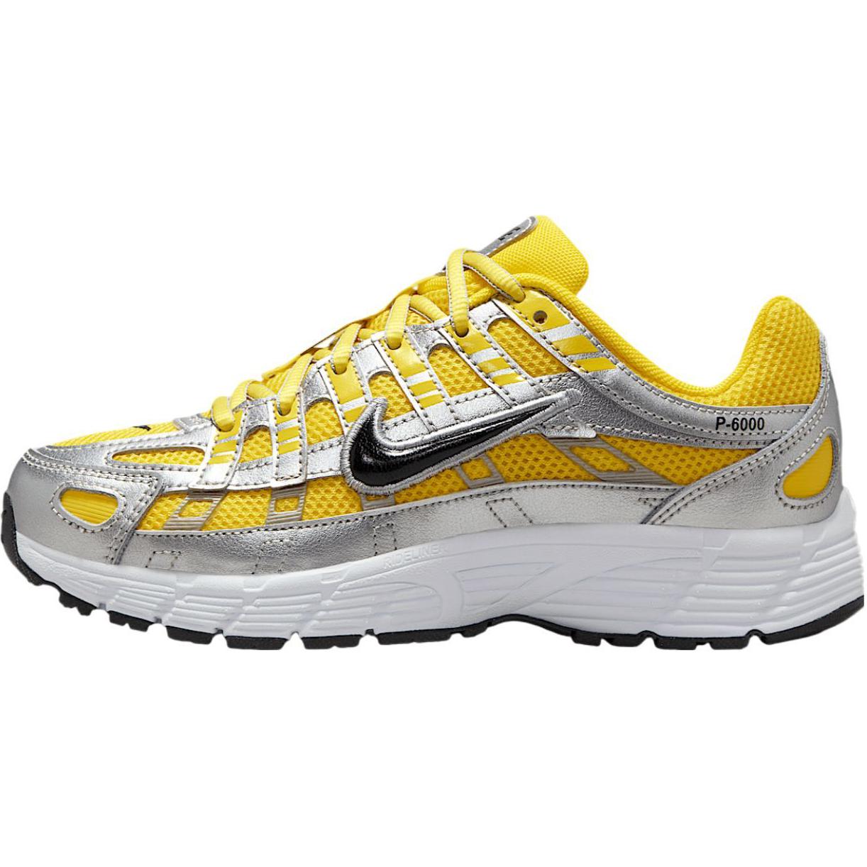 Nike P 6000 Anti Slip Wear Resistant Low Top Kids' Running Shoes Yellow