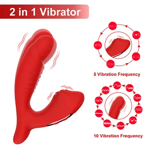 Rose Stamen 2-in-1 Clit Stimulating Panty Vibrator