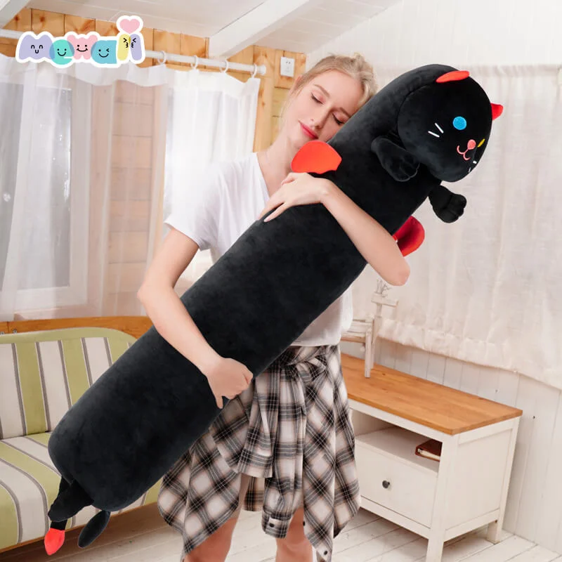 Mewaii® Loooong Family Long Cat Kitten Stuffed Animal Kawaii Plush Pillow Squishy Toy