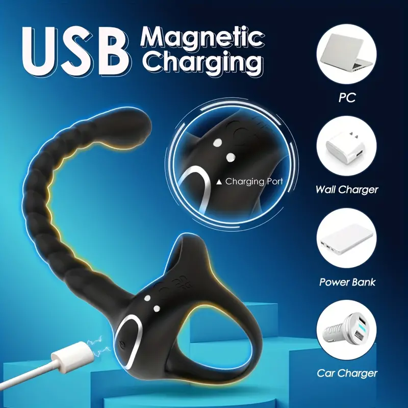 1pc vibrating cock ring prostate stimulator with double mini bullets anal adult couples sex toys for men remote control anal butt plug prostate massager penis ring vibrator male sex toy 10 modes silicone vibrators for men pleasure details 4