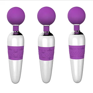 Large Round Head Swand Female Vibration Massager Fun Charging Av Stick Adult Supplies Wholesale