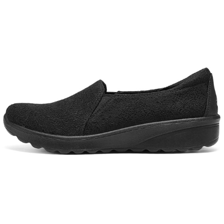 Skechers Breathable Lightweight Low-Top Casual Shoes Women's All Black