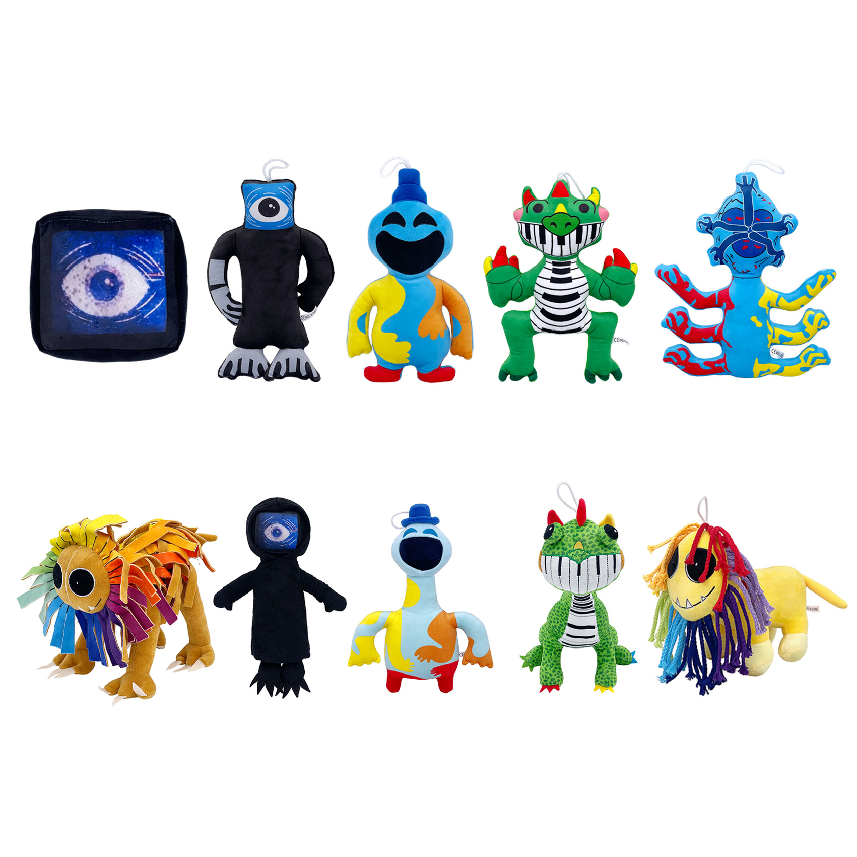 yarnaby plush | pianosaurus PLush | doey plush White-Lily-Cookie-Plushies