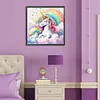 Diamond Painting-DIY Full Round Drill Colored Cloud Unicorn