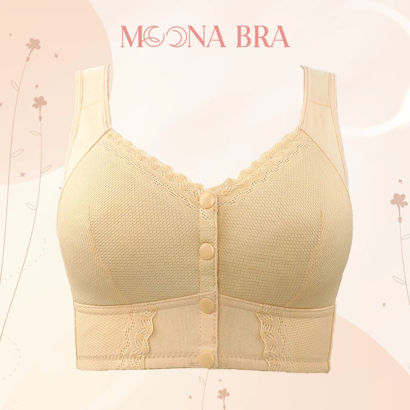 Moona Bra - Front Closure Breathable Bra for Seniors