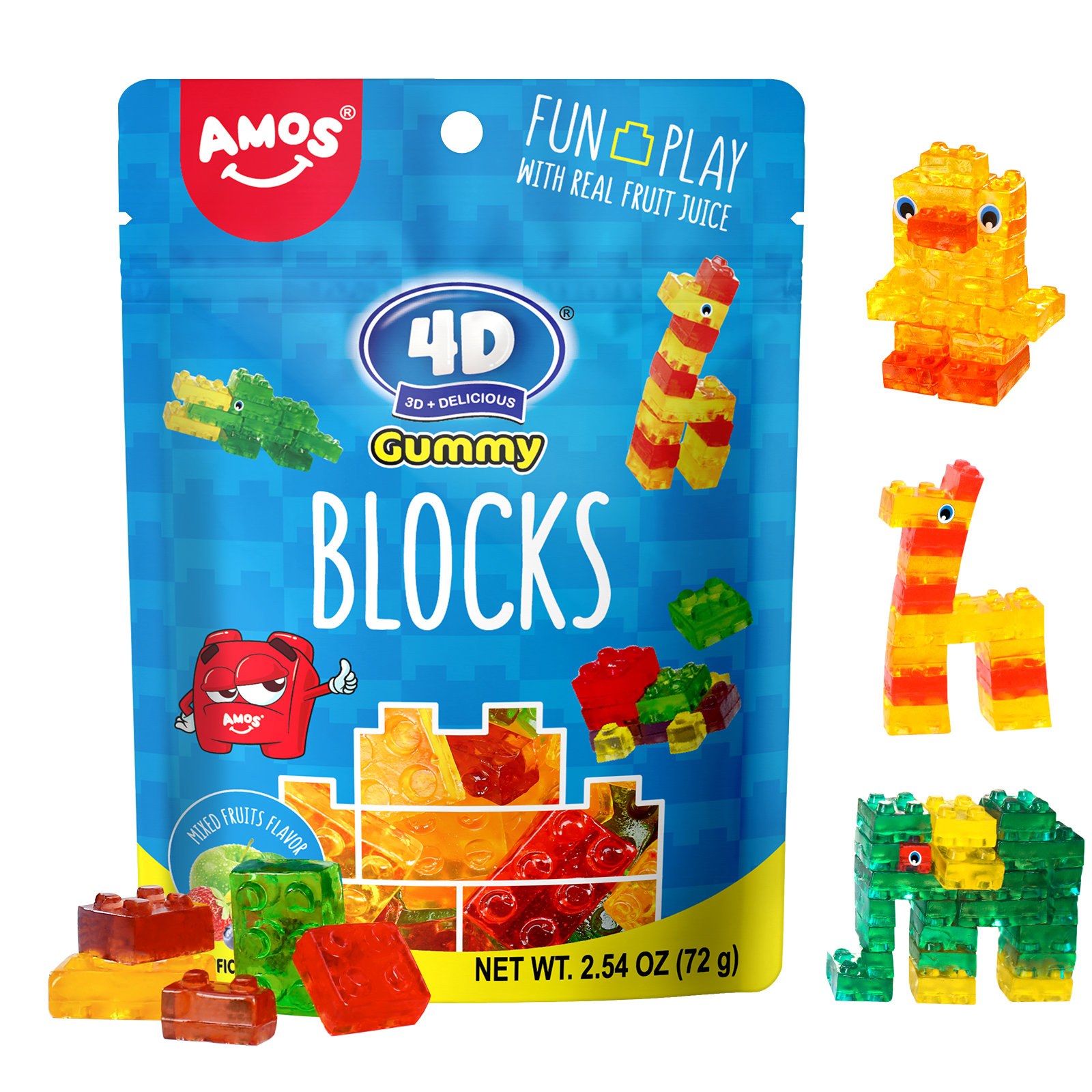 AmosGummy | Build Yummy Fun with Innovative 4D Gummy Candy