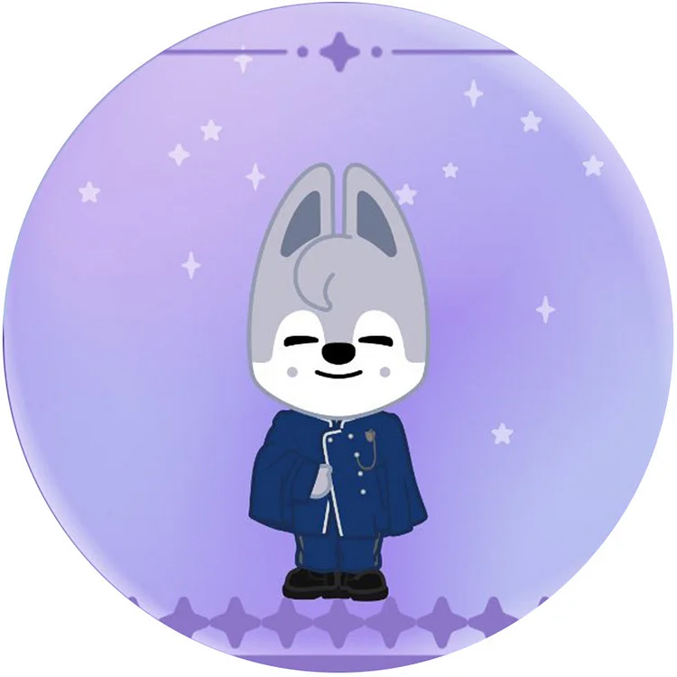 Stray Kids 4th Fanmeeting Skz’s Magic School Anime Badge