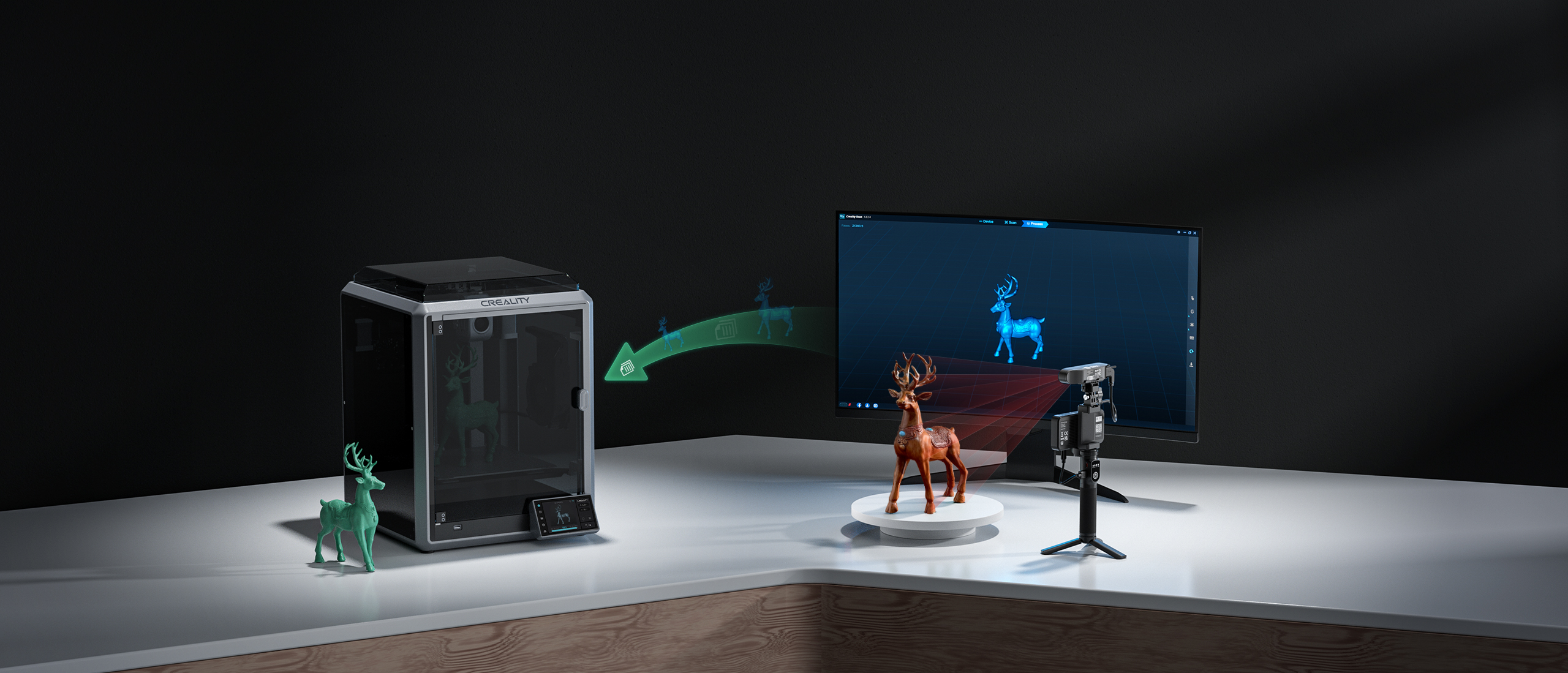 CR-Scan Ferret Pro generate 3D models