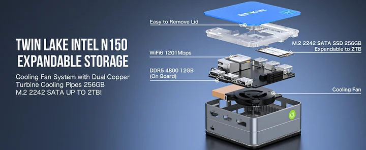 Intel Twin Lake N150 Mini PC--NucBox G2 Plus Intel Twin Lake N150 Mini PC--NucBox G2 Plus