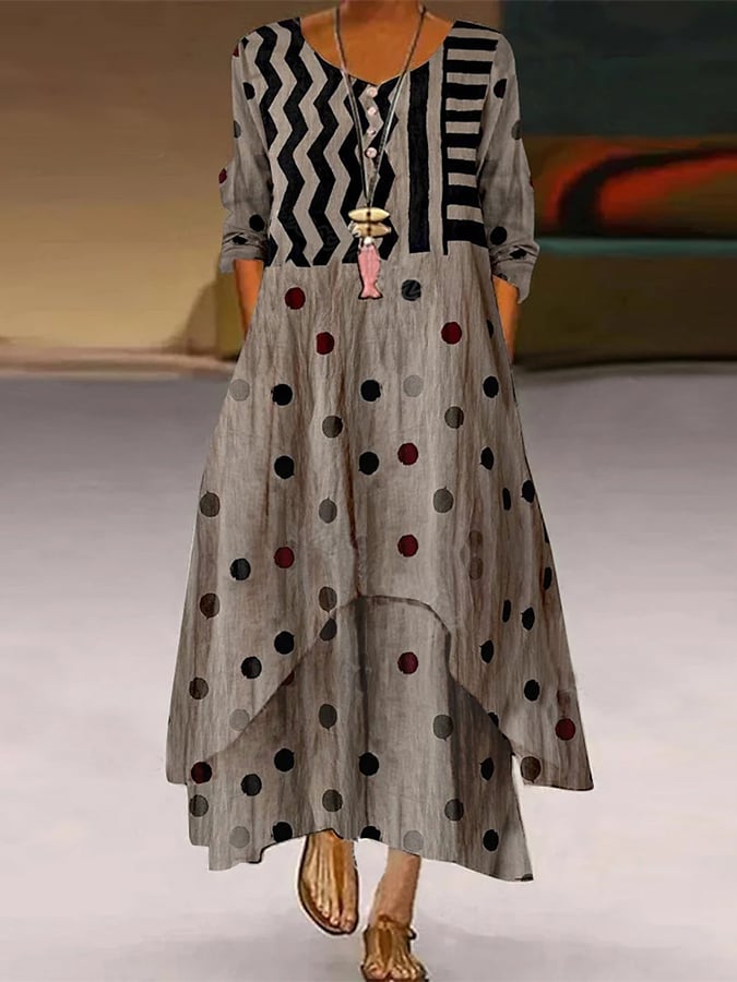 Contrast  Dress
