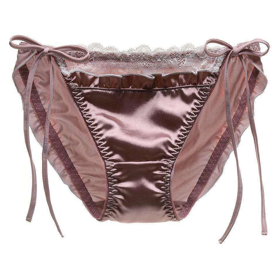Lace Silk Tie Panties