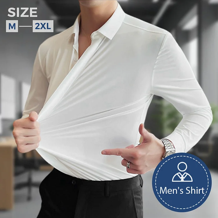✨2025 New Premium Business Shirt👔Knitterfreies Button-Down-Hemd für Herren