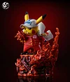 Marines Admirals Akainu & Kizaru & Kuzan Cosplay Pikachu - ONE PIECE Pokemon Resin Statue - ST Studio