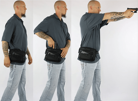 Men/women's Concealed Carry T-shirt Holster - Jin Massager