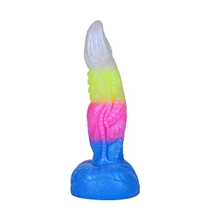 Tentacle Shaped Penis Soft Silicone Dildo For Women Ice Cream