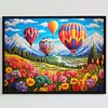 Diamond Painting-DIY Full Round Drill Garden Hot Air Balloon