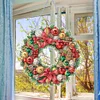 Diamond Painting Christmas Wreath Pendant