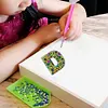 1Pc DIY Diamond Painting Lettter Keychain