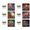 6Pcs Diamond Painting Christmas Greeting Cards Congratulations Cards & Gifts
