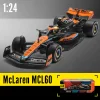 1/24 F1 MCL60 alloy racing car model Formula Rally racing car simulation car with base