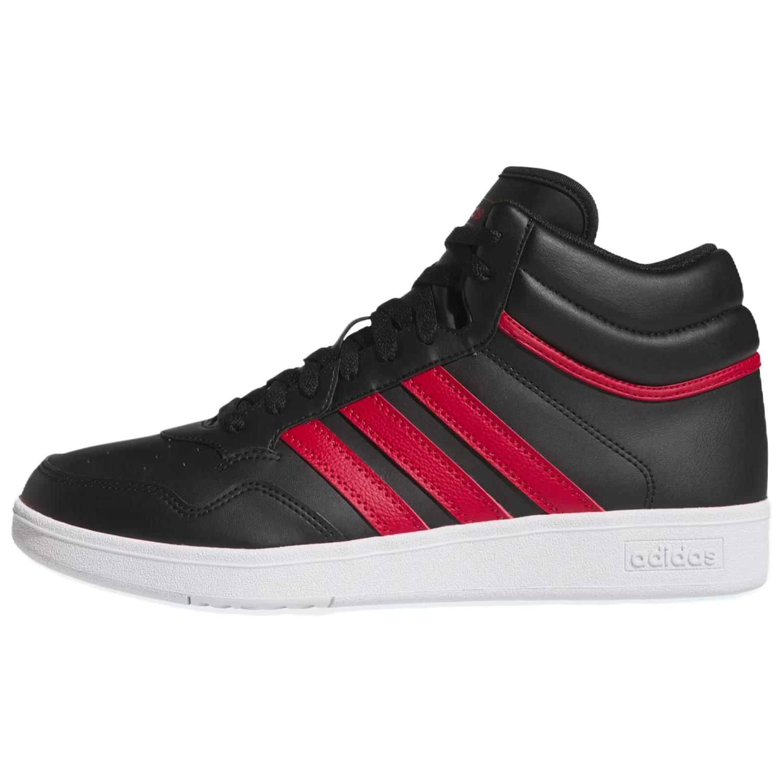 Adidas Hoops 4.0 Mid Core Black Team Victory Red Cloud White