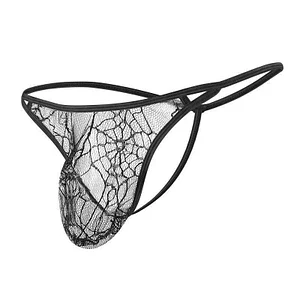 Men's Sexy Mesh Transparent Thong