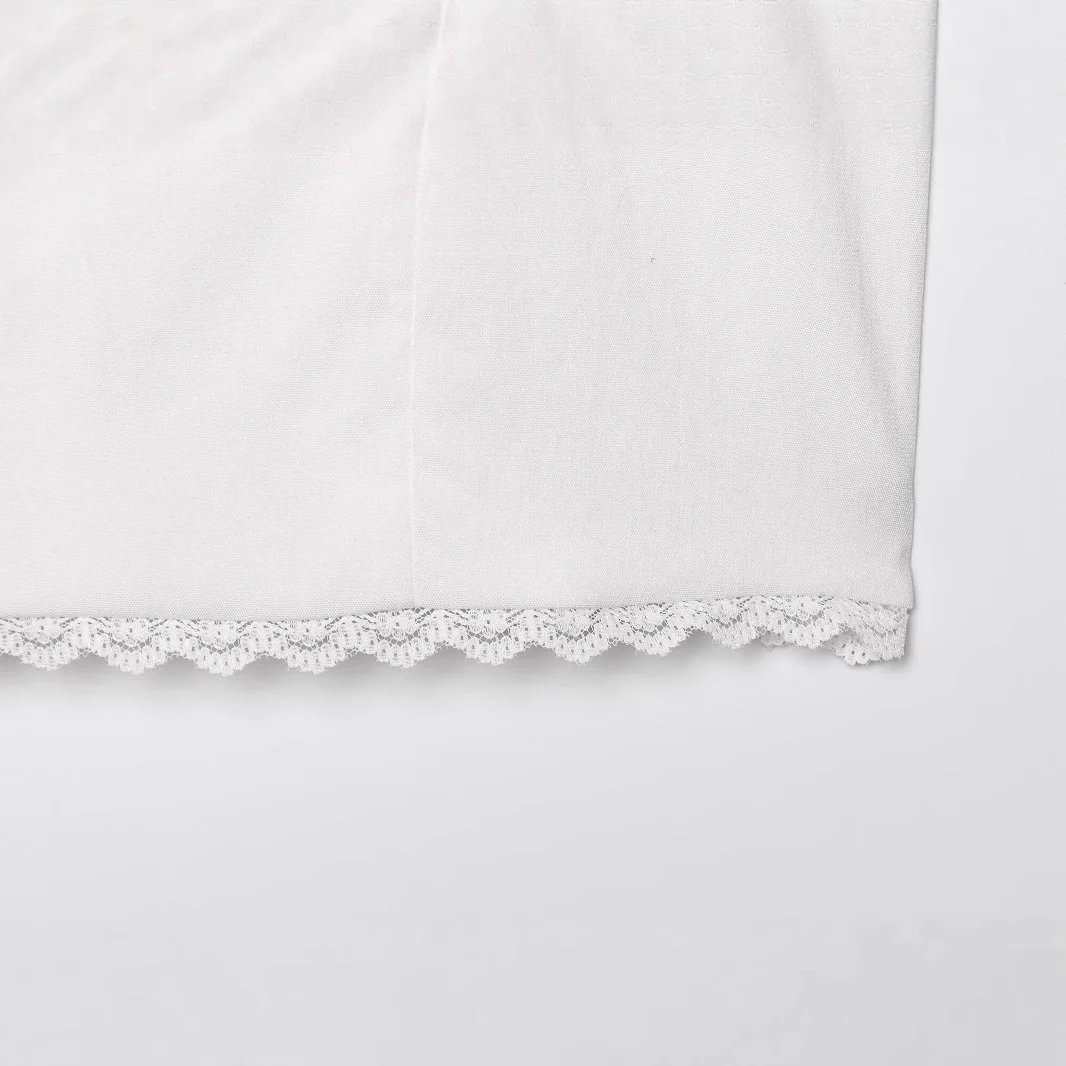 Nigikala Nigikala Sleeveless Round-Neck French Top 2025 Spring Quiet Luxury Lace Lace Linen Vest