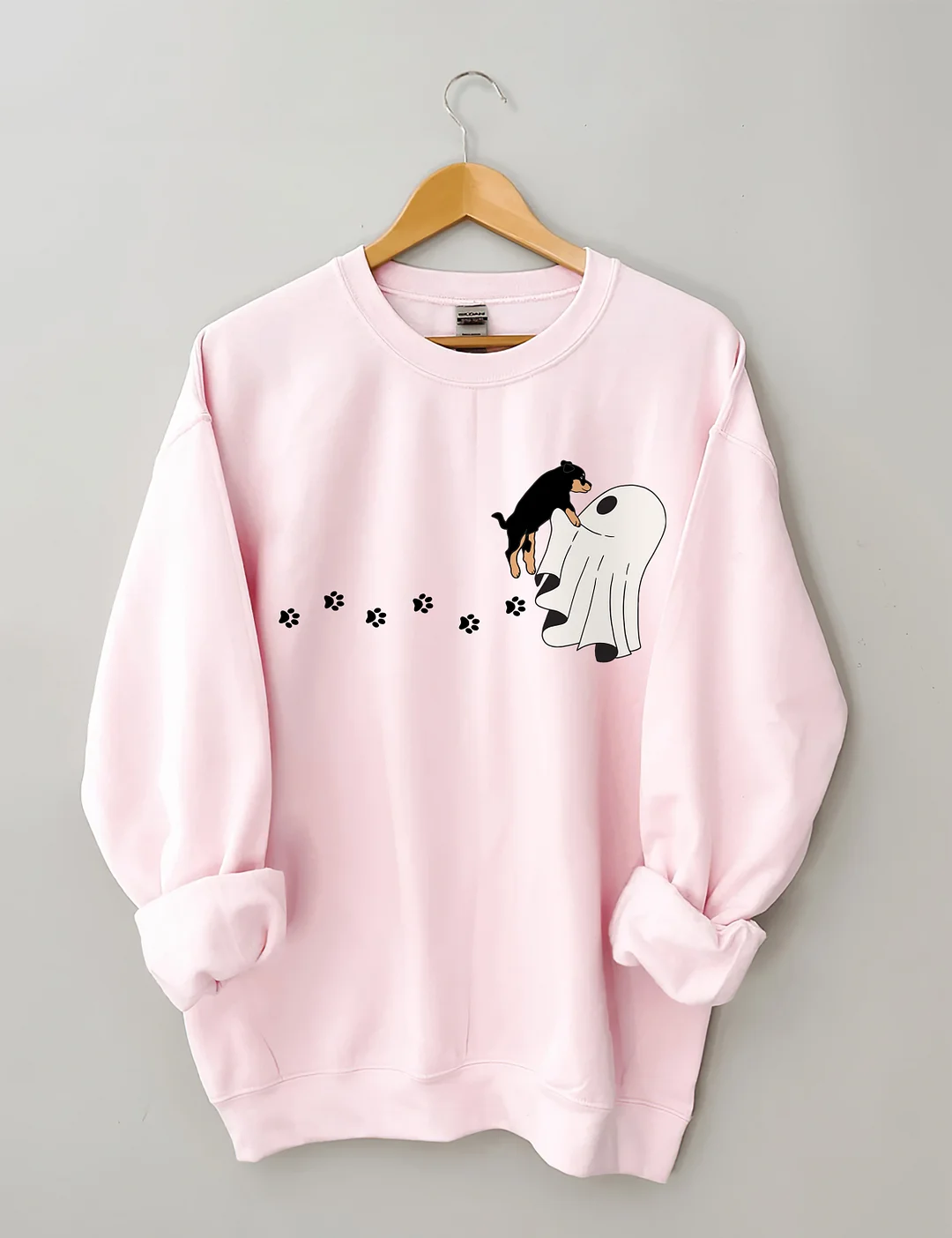 Сute Ghost Dog Halloween Sweatshirt