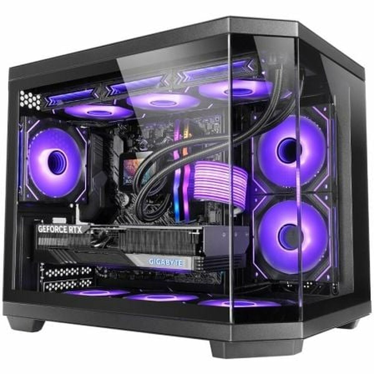 ATX Semi-tower Box Mars Gaming MC3TCOREM Black