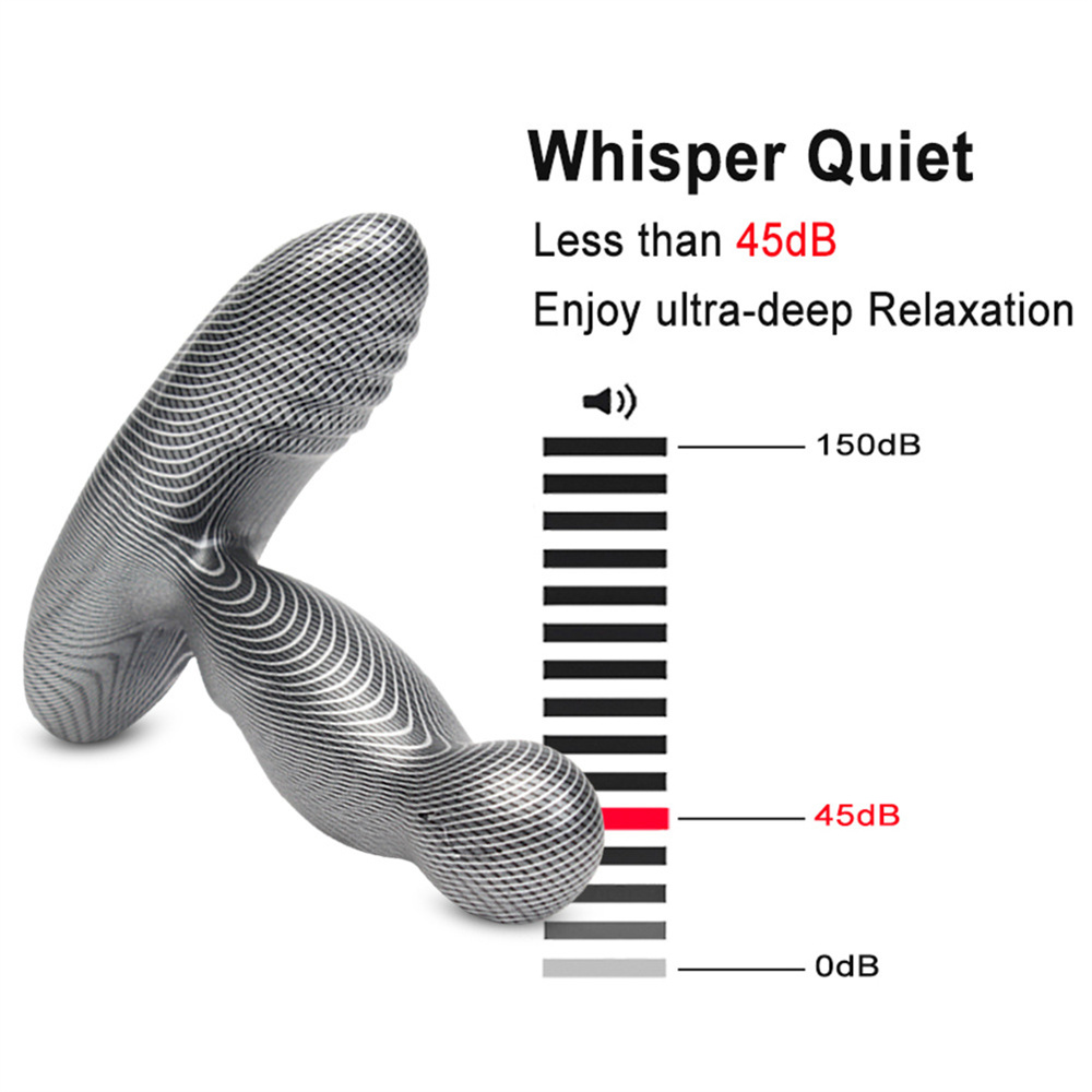 男性用 16+3 モード搭載 シリコン+ABS 前立腺マッサージャー - 充電式、防水