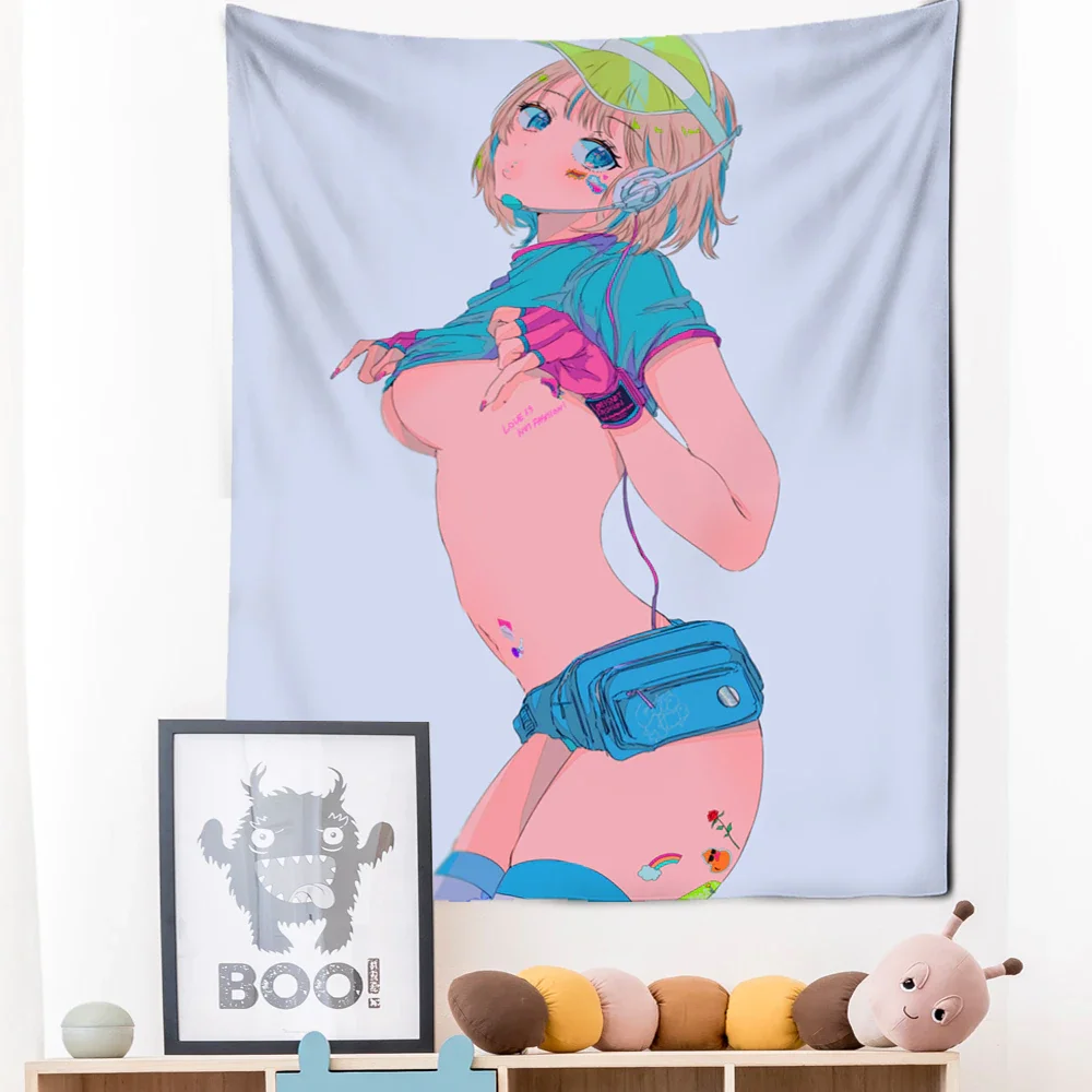 Nigikala Nude Girl Tapestry Wall Hanging Magic Science Fiction Bohemian Hippie Mandala Art Living Room Bedroom Home Decor