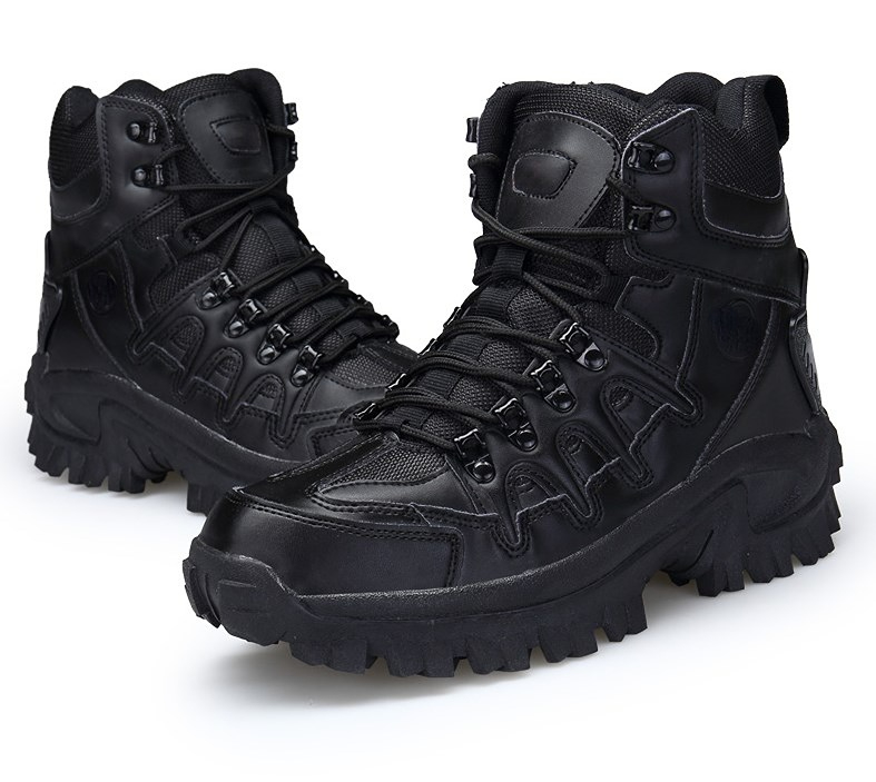 Men Outdoor Waterproof Non-Slip Hiking Boots Combat Boots – ashbtop
