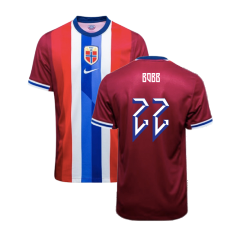 Norway Oscar Bobb 22 Home Shirt Top Kit 2024-2025