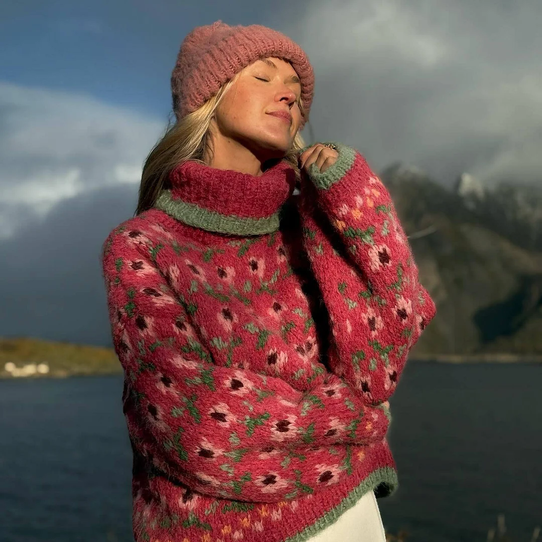 Athvotar Athvotar Lazy Knitted Casual Sweater Gray Camel Two-Color High-End One-Shoulder Vest With Wide-Legged Trousers