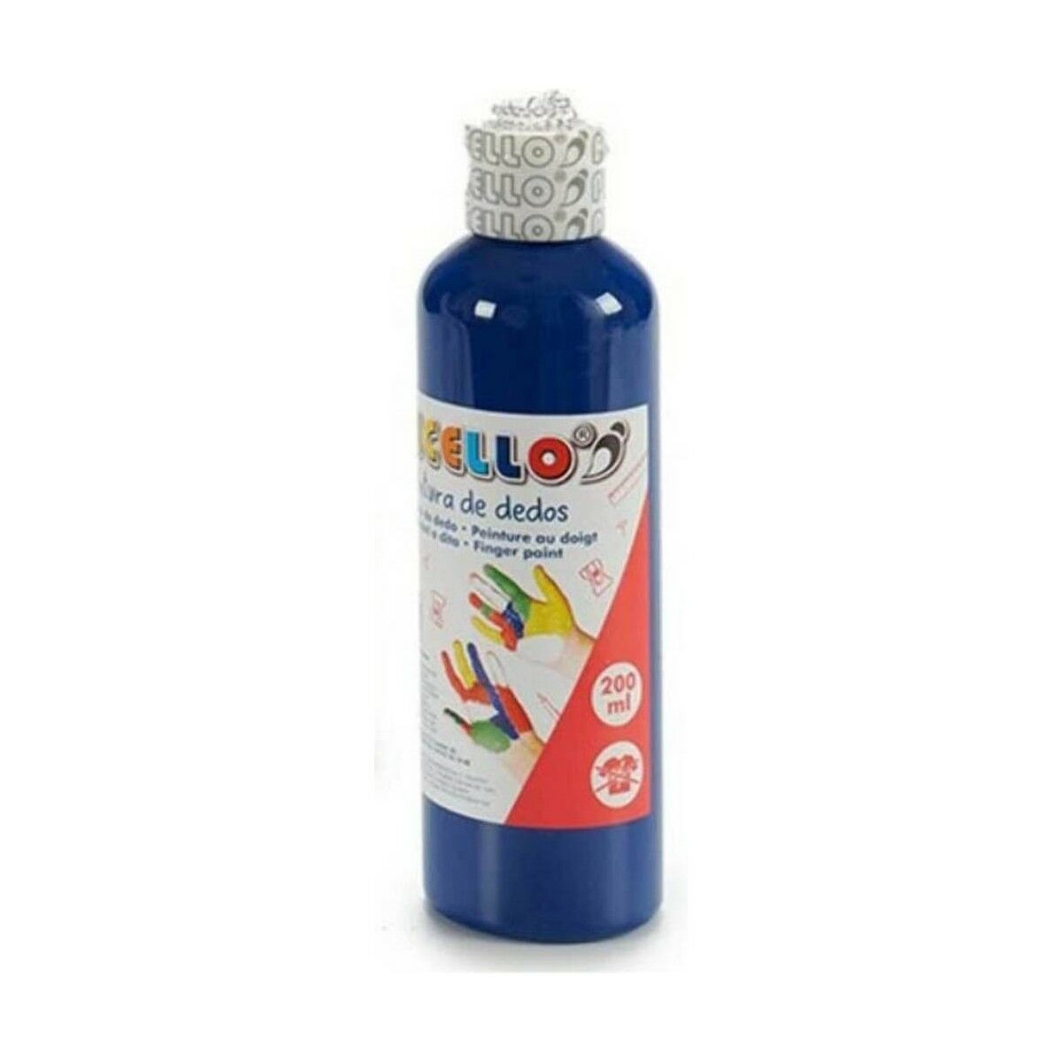 Finger Paint Pincello Blue 200 ml (12 Units)
