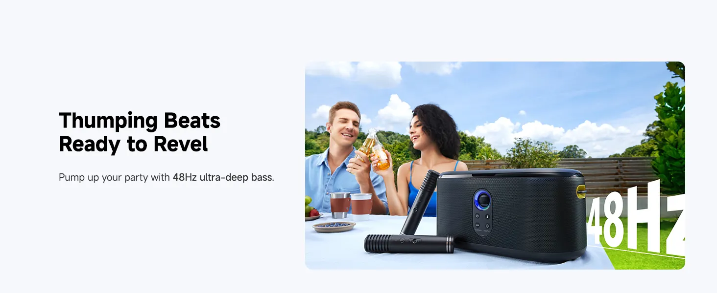 Ikarao Shell S1 Portable 300W Karaoke Machine