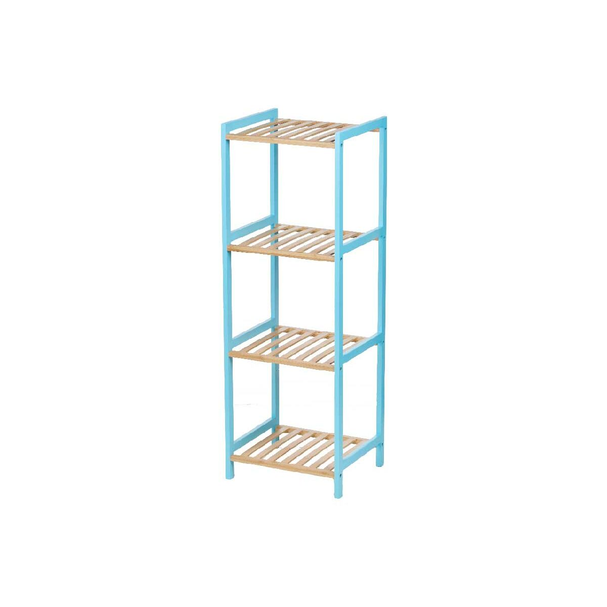 Bathroom Shelves Berilo Blue Natural 35 x 30 x 100 cm 35,2 x 100,2 x 30,2 cm