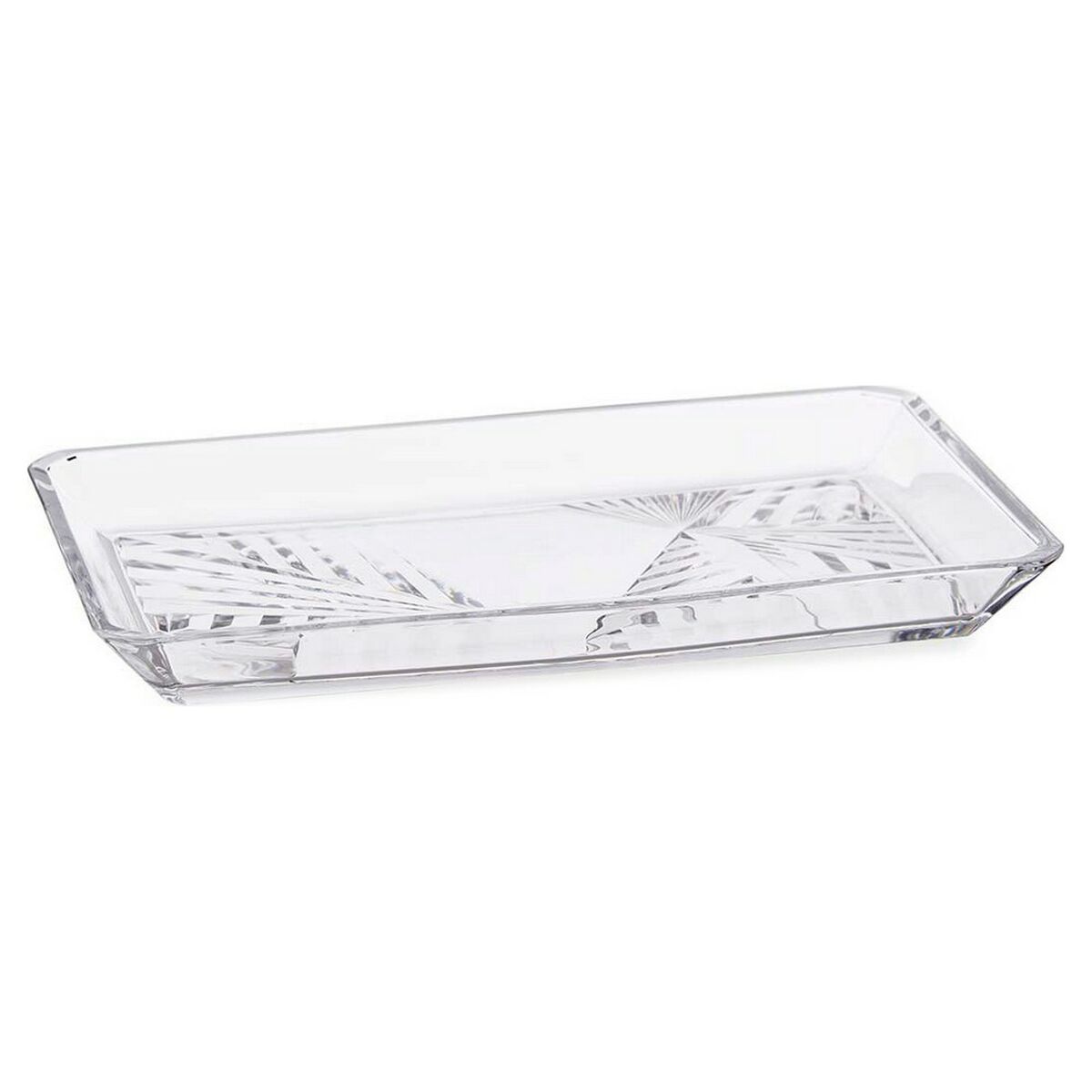 Tray Pasabahce 5798228 Transparent Glass Crystal 16,5 x 2,6 x 27,5 cm
